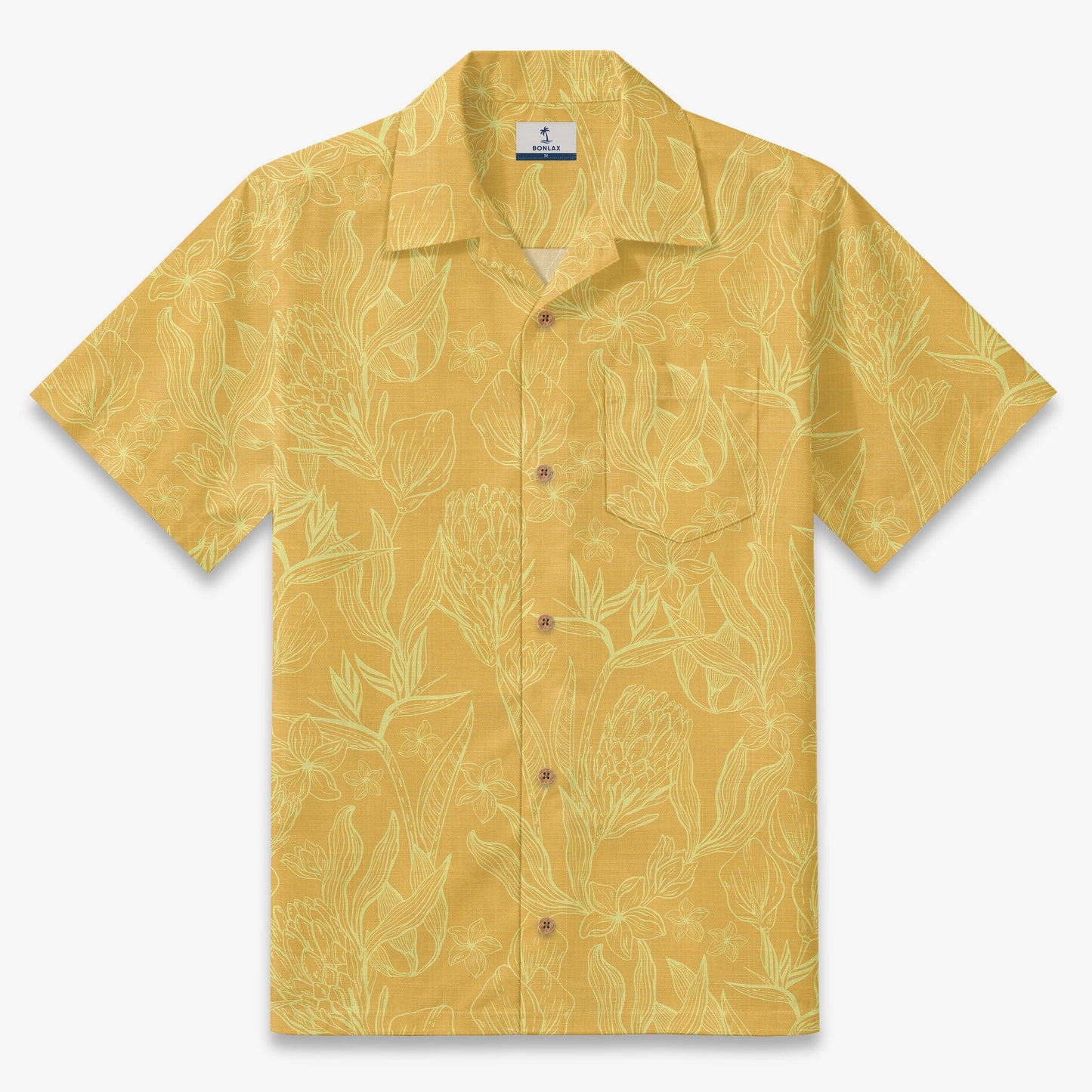 Coastal Protea Sketch Camp Shirt