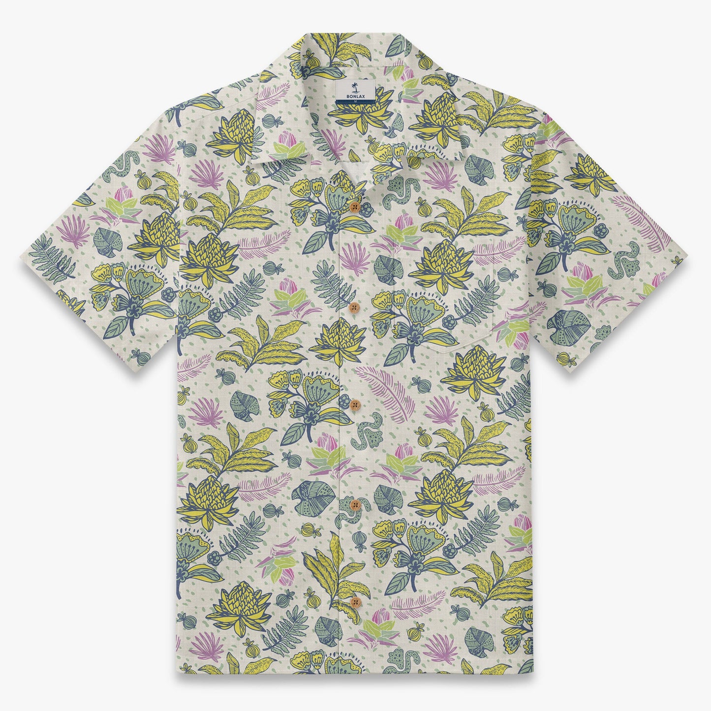 Vintage Protea Retreat Camp Shirt