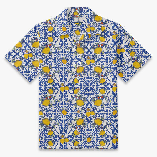 Amalfi Lemon Grove Camp Shirt
