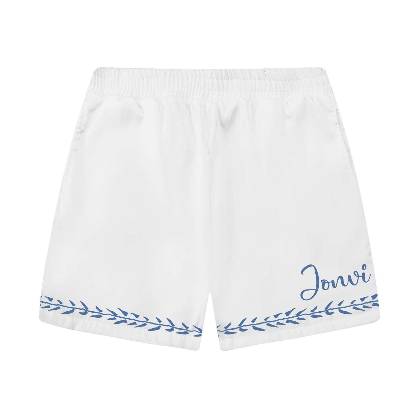 Archangel Michael Print Elastic Waistband Summer Casual Shorts