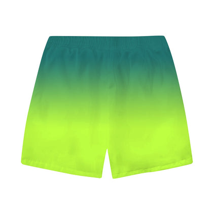 National Lampoon’s Xmas Vacation Gradient Green Elastic Waist Shorts