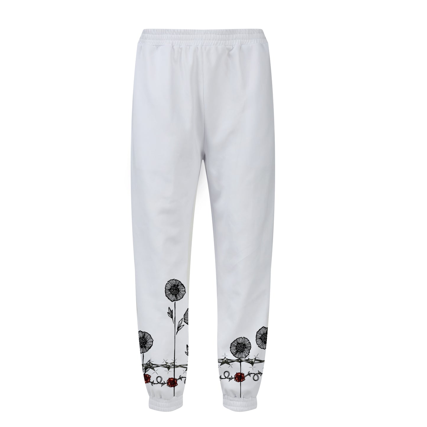 Carnival Skeleton Band Print Elastic Waist Sports Sweatshirt Pants