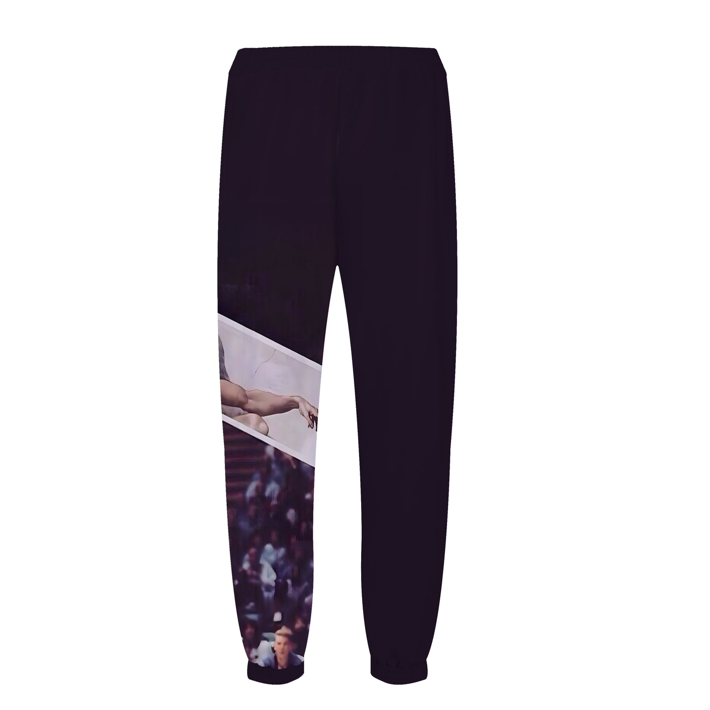 Handsome Dunk Print Elastic Waist Sports Sweatshirt Pants