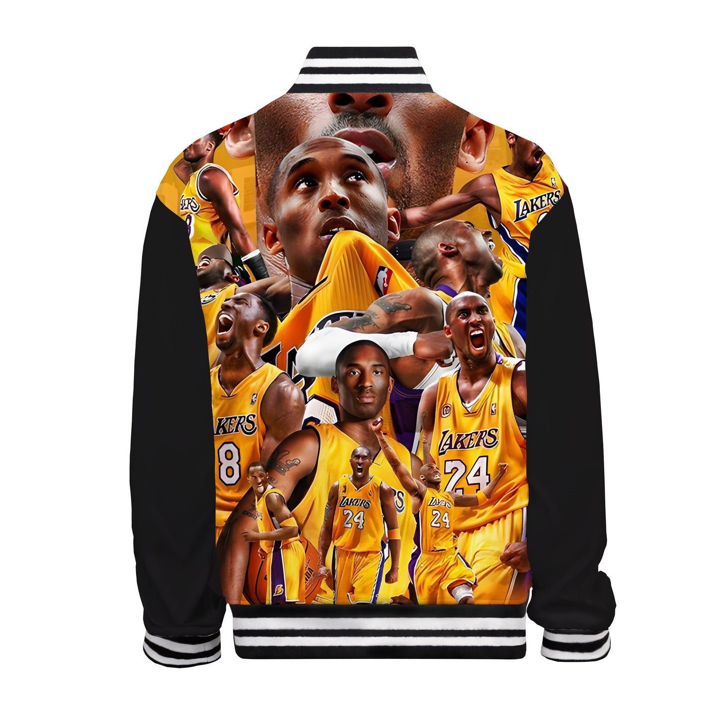 Hip Hop Yellow Autumn Clothing Print Bomber Jacket