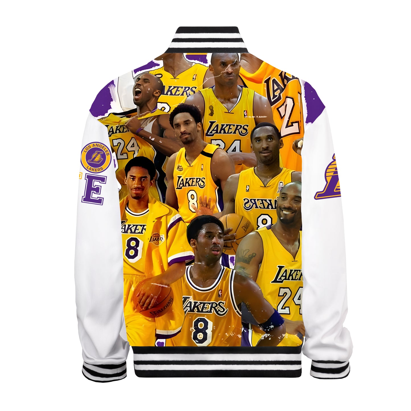 Basketball Star Personal Photo Collection Print Bomber Jacket