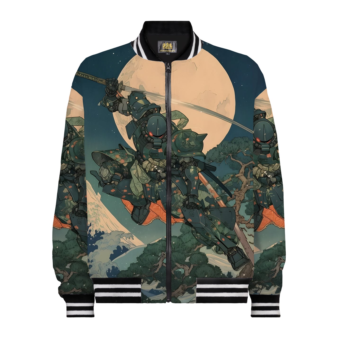 Gundam Print Bomber Jacket