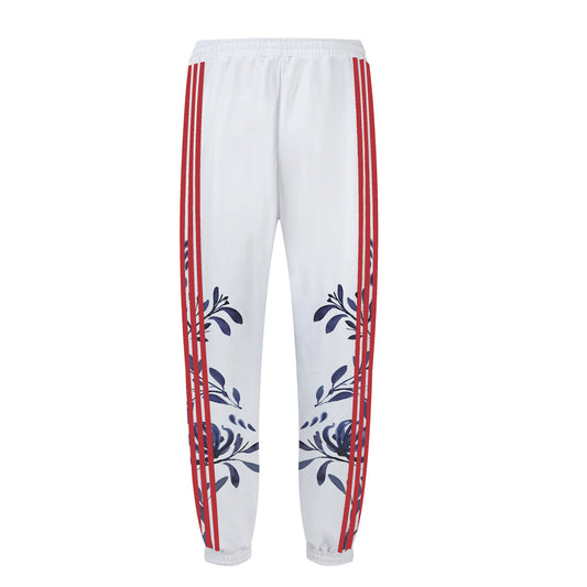 Virgin Mary Print Elastic Waist Sports Sweatshirt Pants