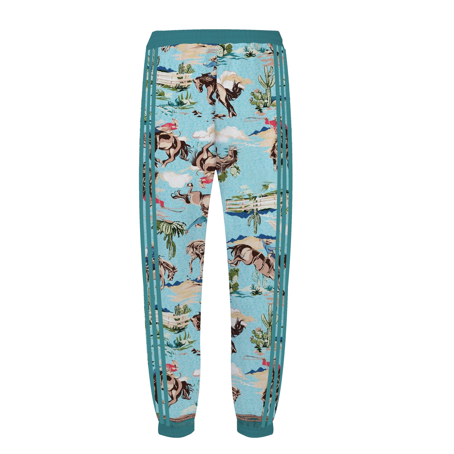 Western Boys Print Elastic Waist Sports Sweatshirt Pants