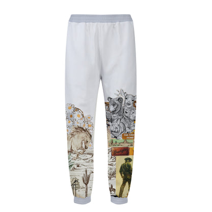 Men's Westworld Print Elastic Waist Sports Sweatshirt Pants