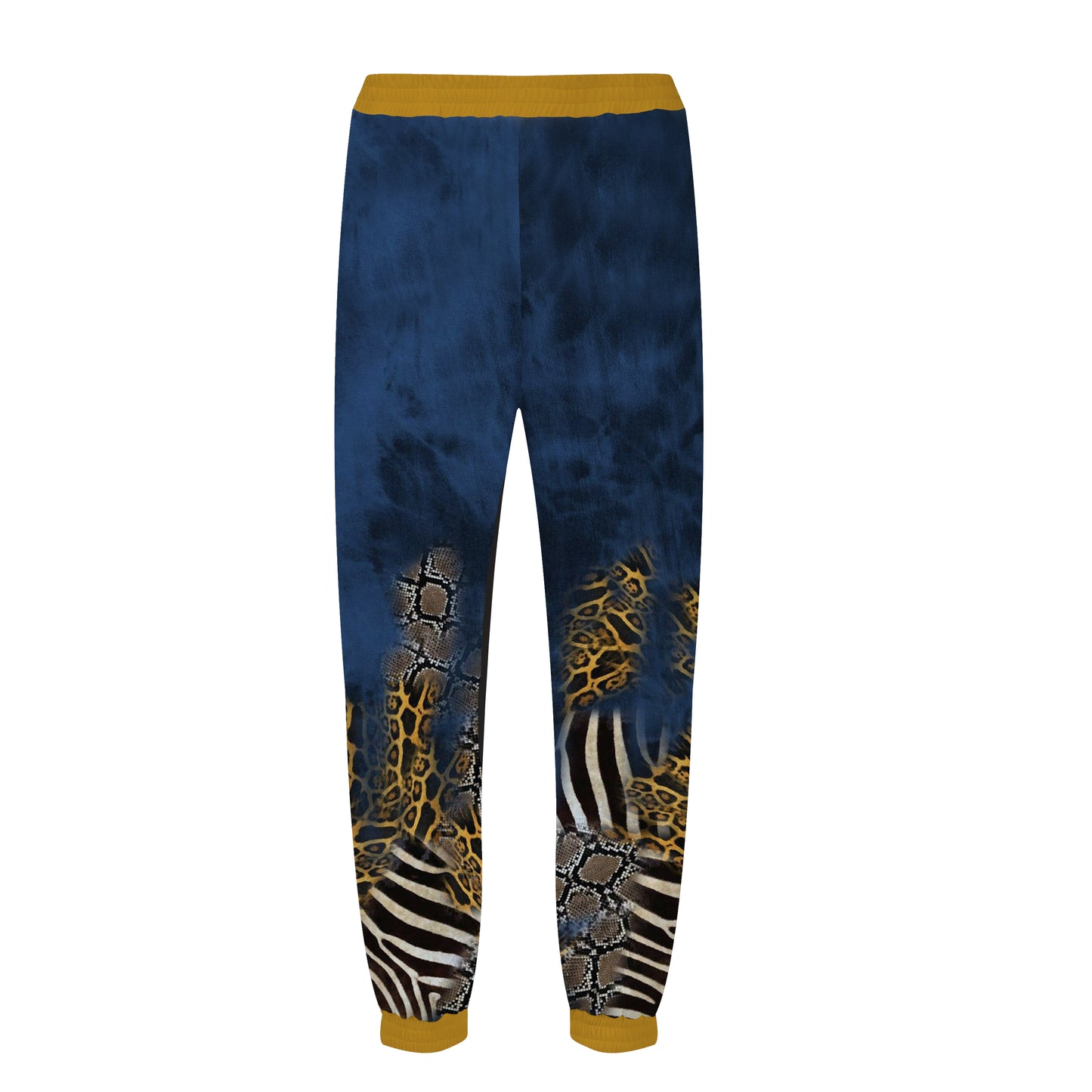 Animal World Personalized  Print Elastic Waist Sports Sweatshirt Pants