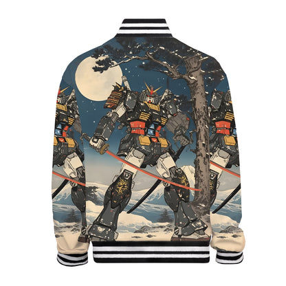 Gundam at the Foot of Mount Fuji Print Bomber Jacket