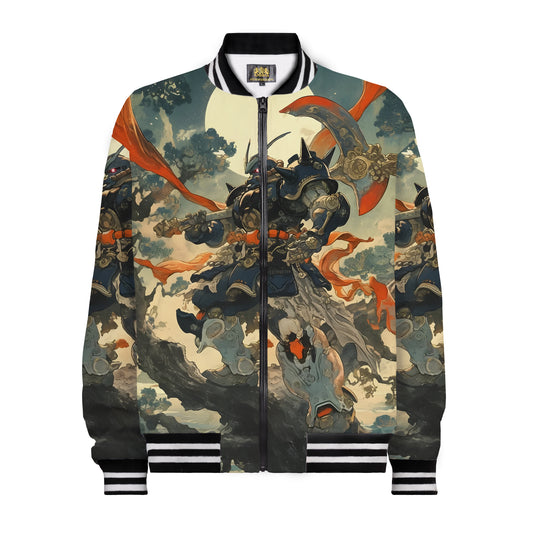 Ukiyoe Gundam Print Bomber Jacket