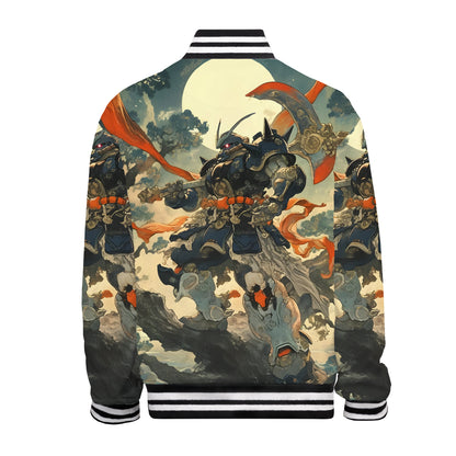 Ukiyoe Gundam Print Bomber Jacket