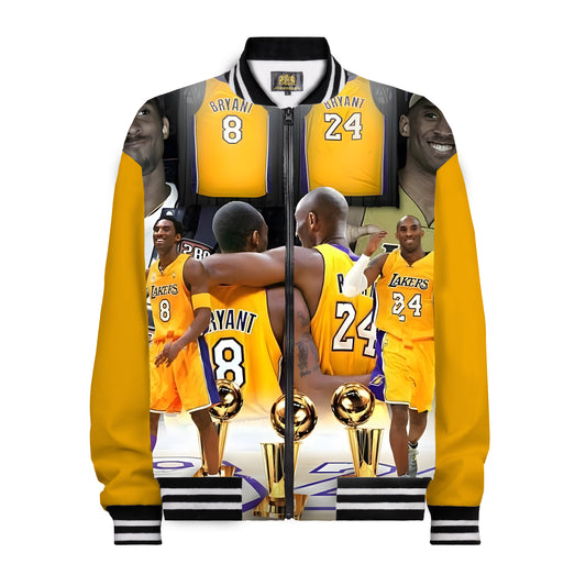 Cool Boys Basketball Jacket Yellow Bomber Jacket