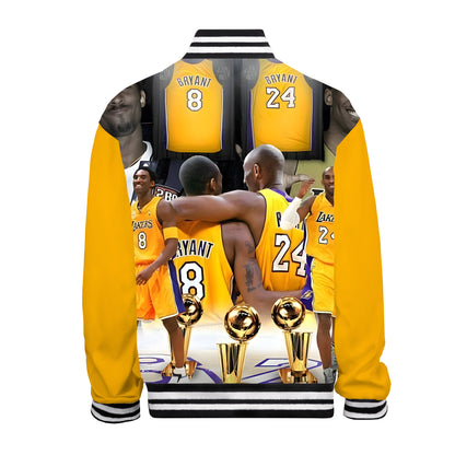 Cool Boys Basketball Jacket Yellow Bomber Jacket