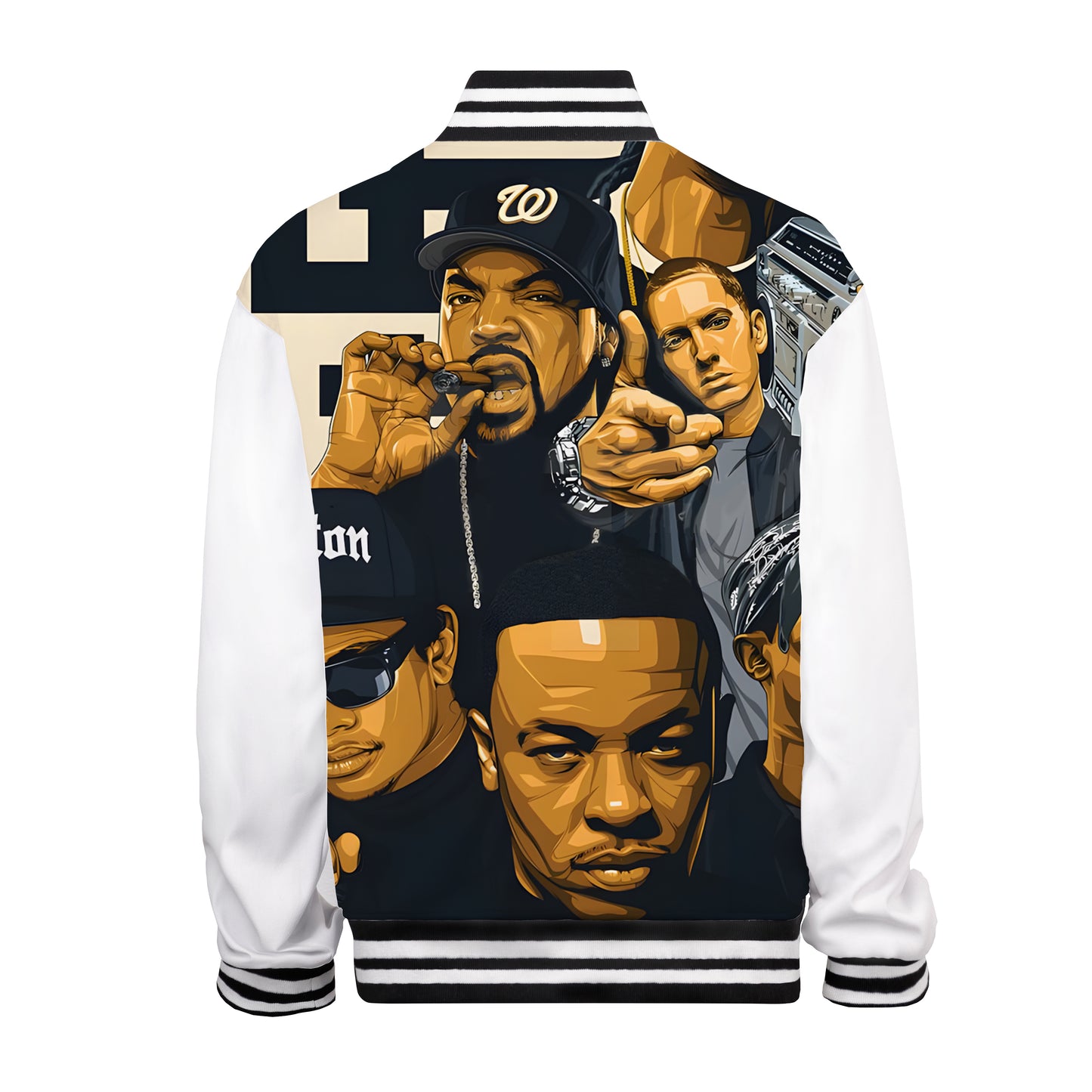 Different Hip-Hop Style Bomber Jacket