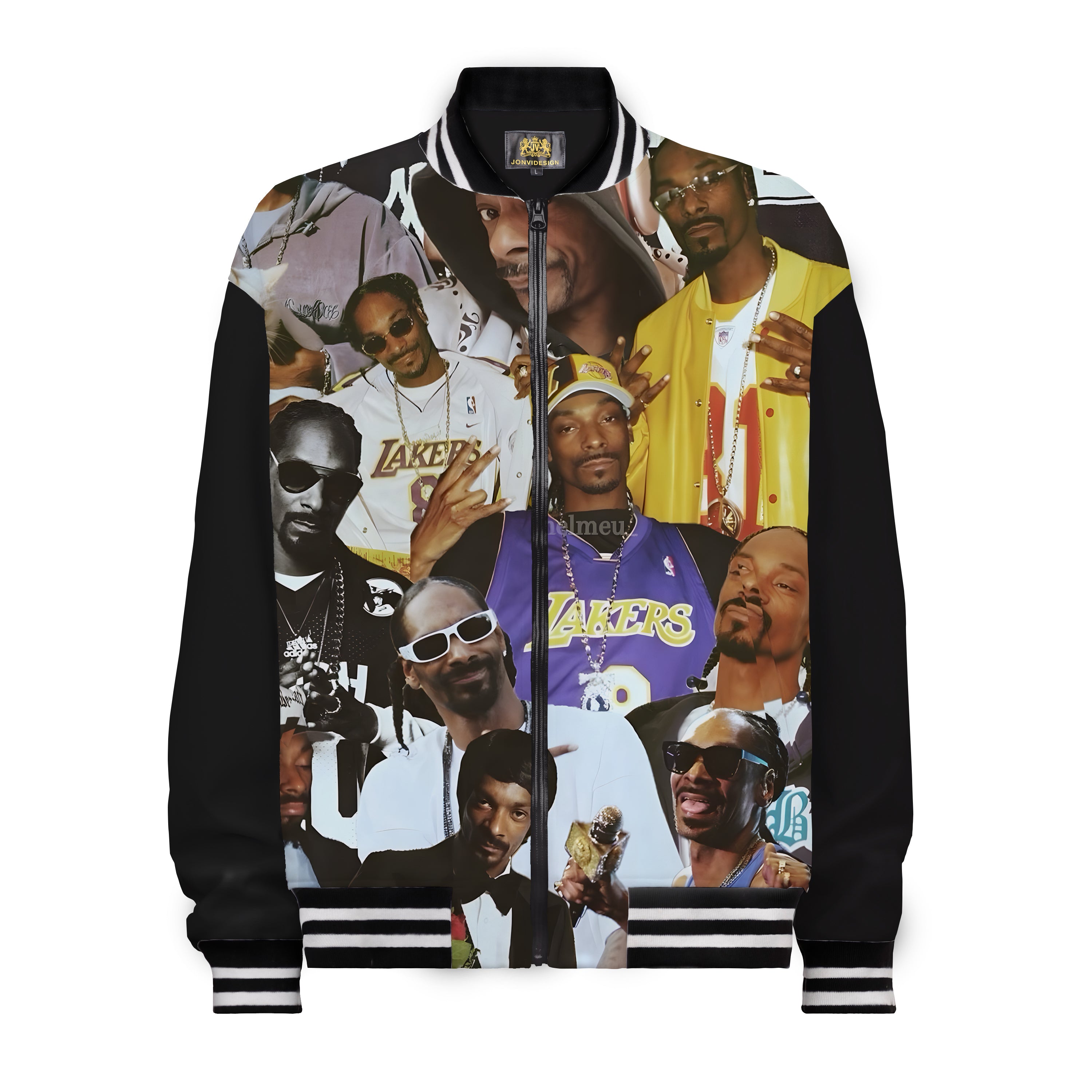 Cool Boy Hip-Hop Music Rapper Bomber Jacket โ Jonvidesign