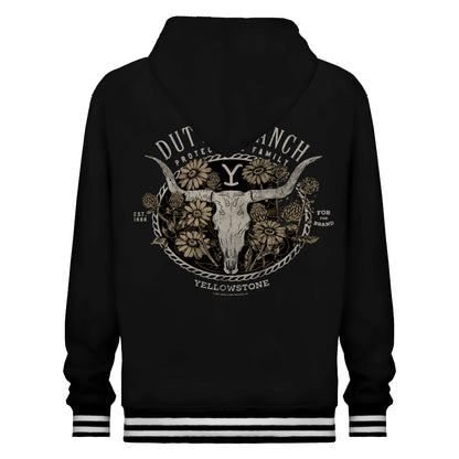 Westworld Western Cowboy Print Black Hoodie