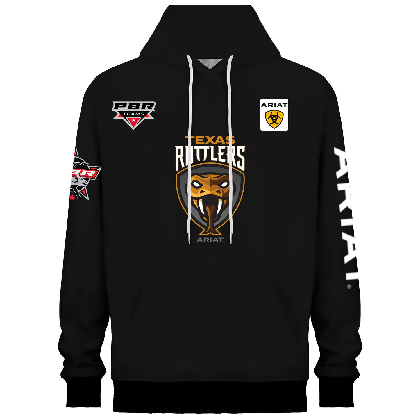 Racing Team Print Hooded Sweatshirt