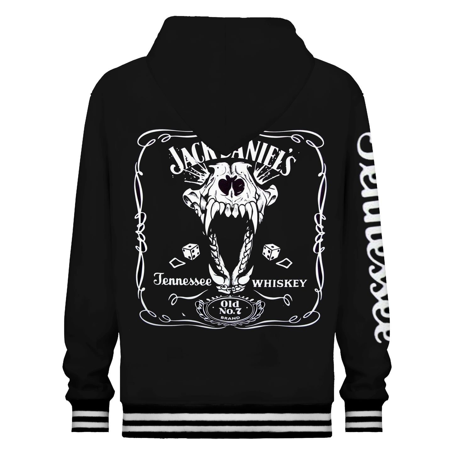 Men's Black Hooded Sweatshirt