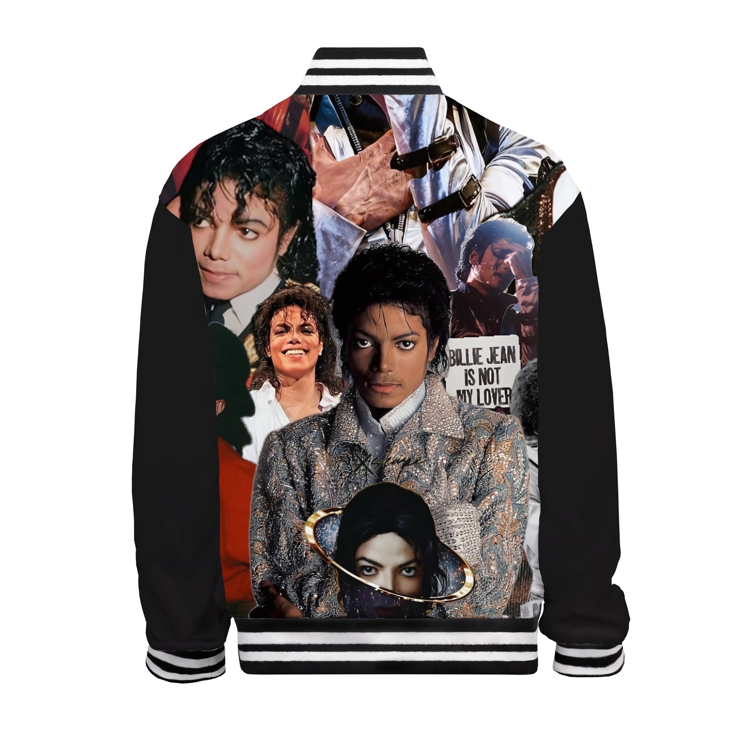 Men's Music Print Bomber Jacket