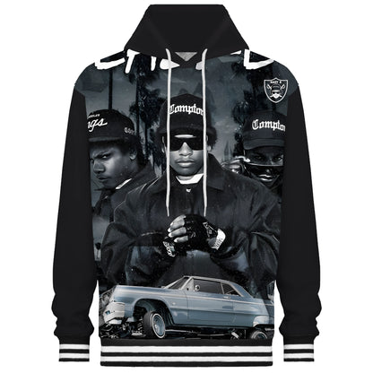 Hip-Hop Music Hooded Sweatshirt