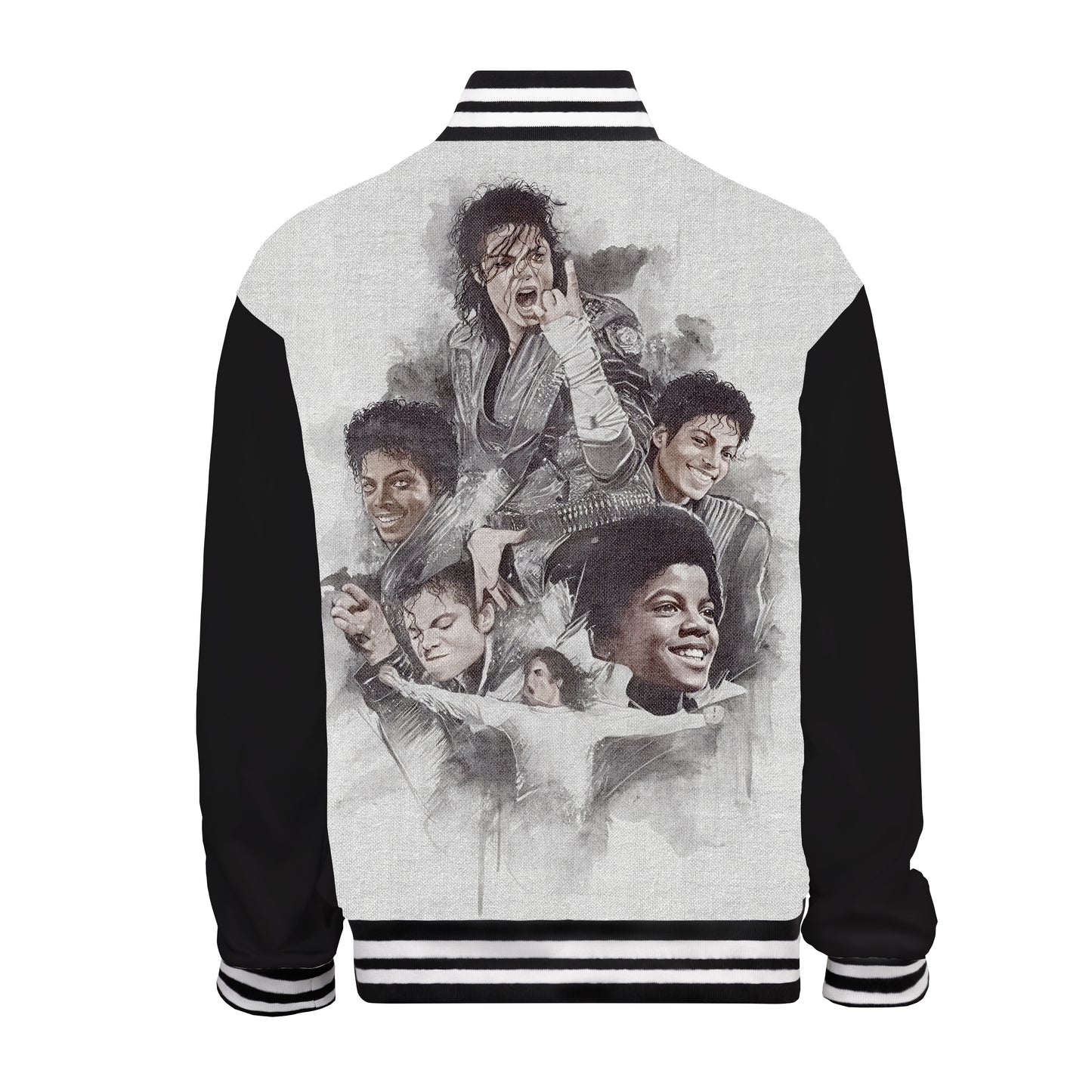 Music Superstar Print Bomber Jacket