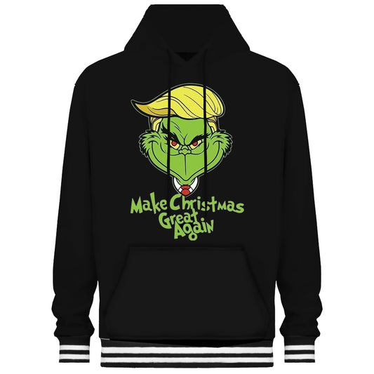 Make Chrismas Graet Again Print Hooded Sweatshirt