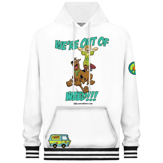 Puppy Cartoon Print Hooded Sweatshirt