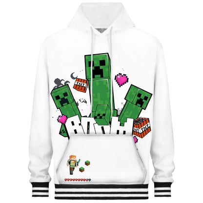 Game Minecraft Prints Hooded Sweatshirt