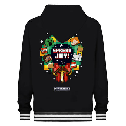 Classic Black Minecraft Prints Hooded Sweatshirt