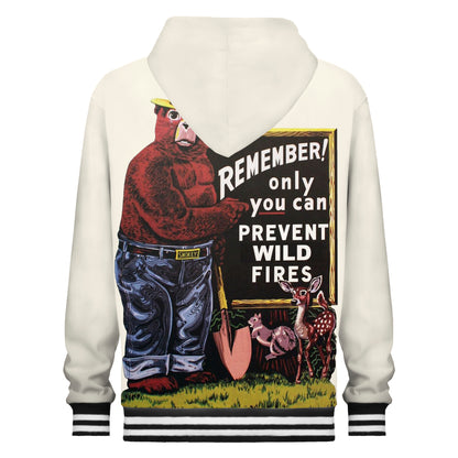 Smokey Bear Workwear Print Hooded Sweatshirt