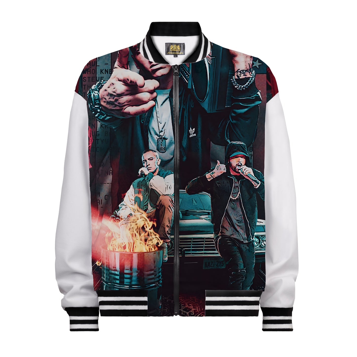 Hip-Hop Style Music Bomber Jacket