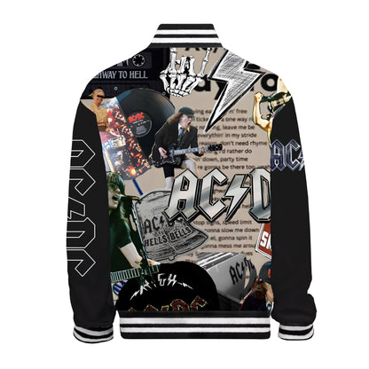 Band Print Bomber Jacket New Design