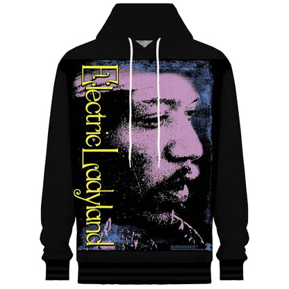 Nostalgic Music Album Cover Print Hooded Sweatshirt