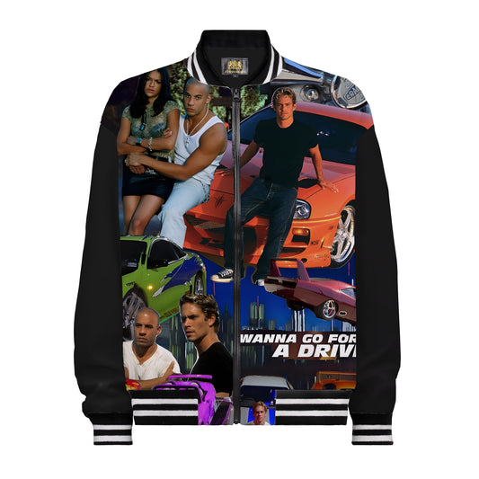 Racing Movie Prints Bomber Jacket