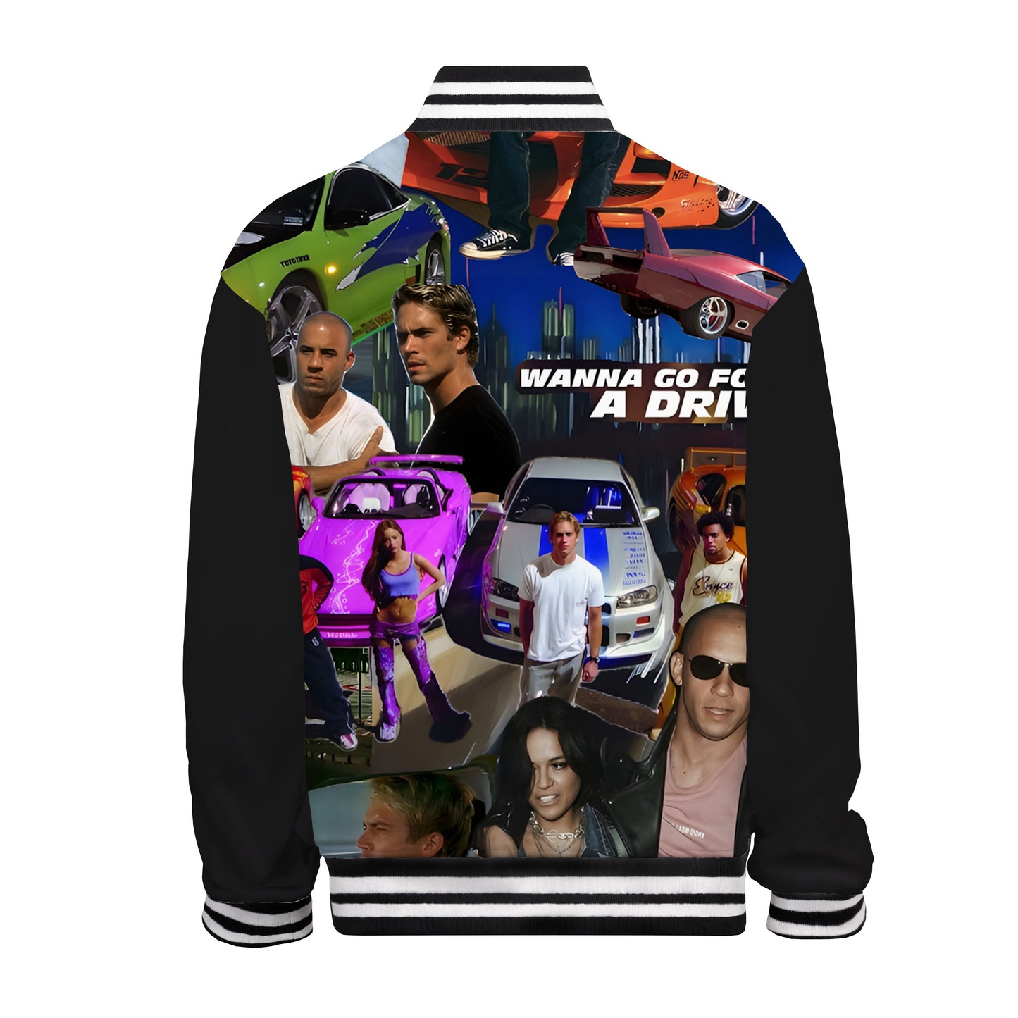 Racing Movie Prints Bomber Jacket