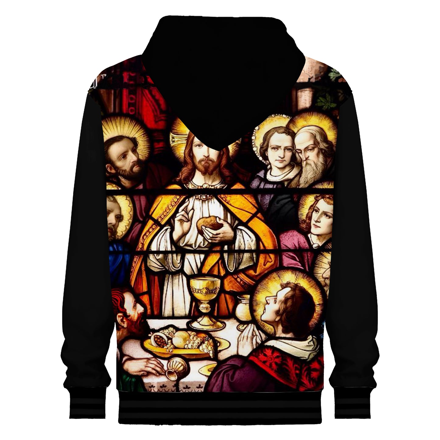 Religious Gatherings Print Hooded Sweatshirt