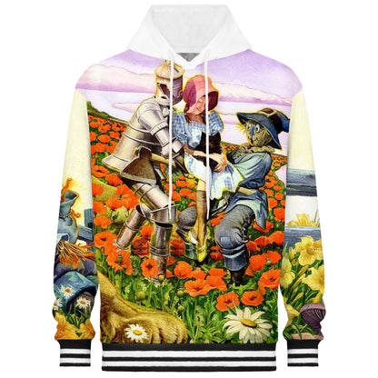 The Story Of The Scarecrow And The Little Girl Hooded Sweatshirt