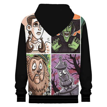 Movie Character Collection Prints Hooded Sweatshirt