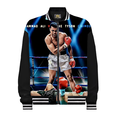 Boxing Match HD Pictures Bomber Jacket