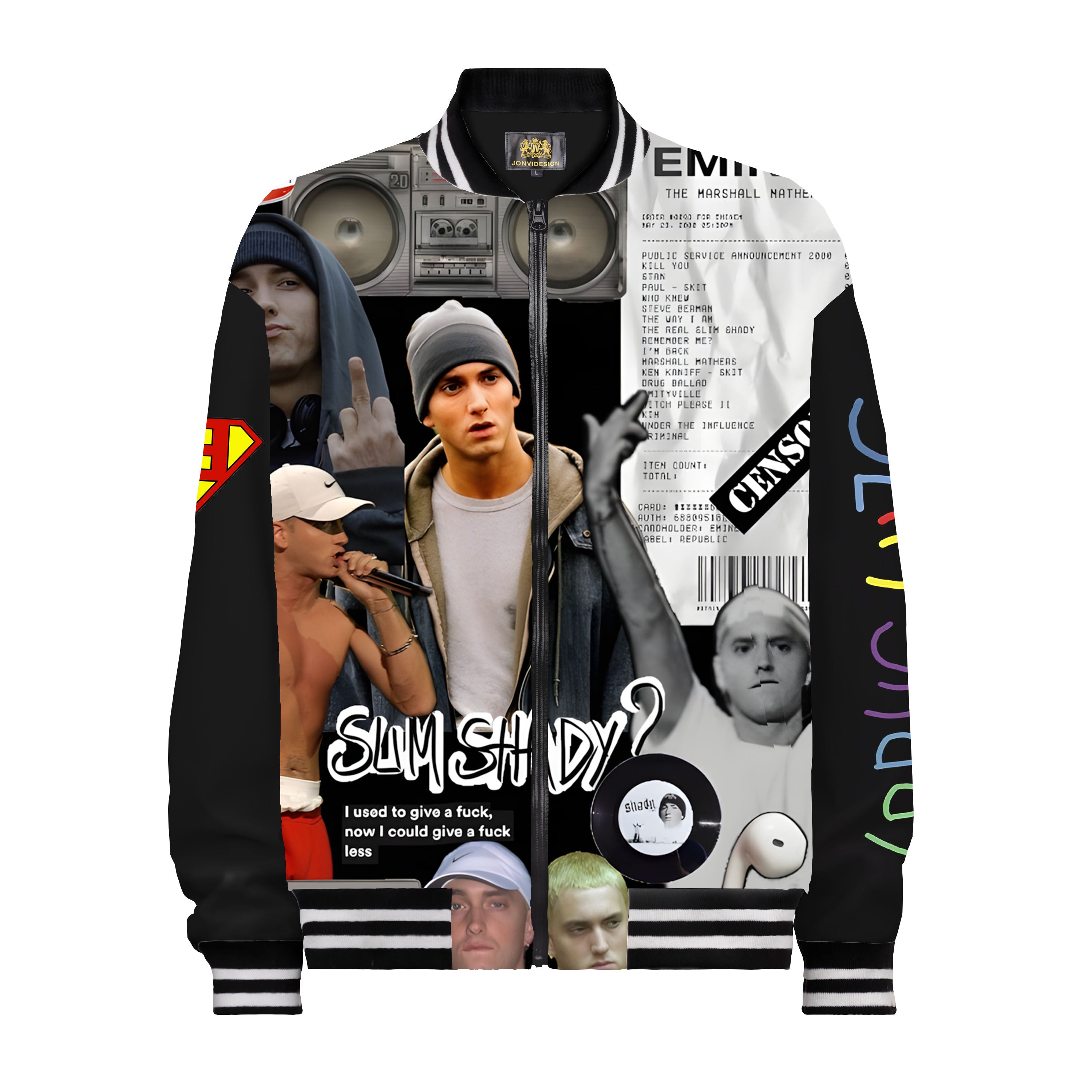 Men's Rap Singer Bomber Jacket – Jonvidesign