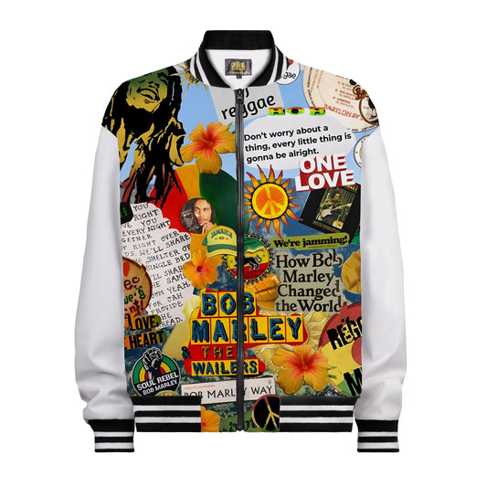 Men's Reggae Music Bomber Jacket