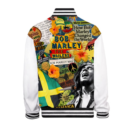 Men's Reggae Music Bomber Jacket