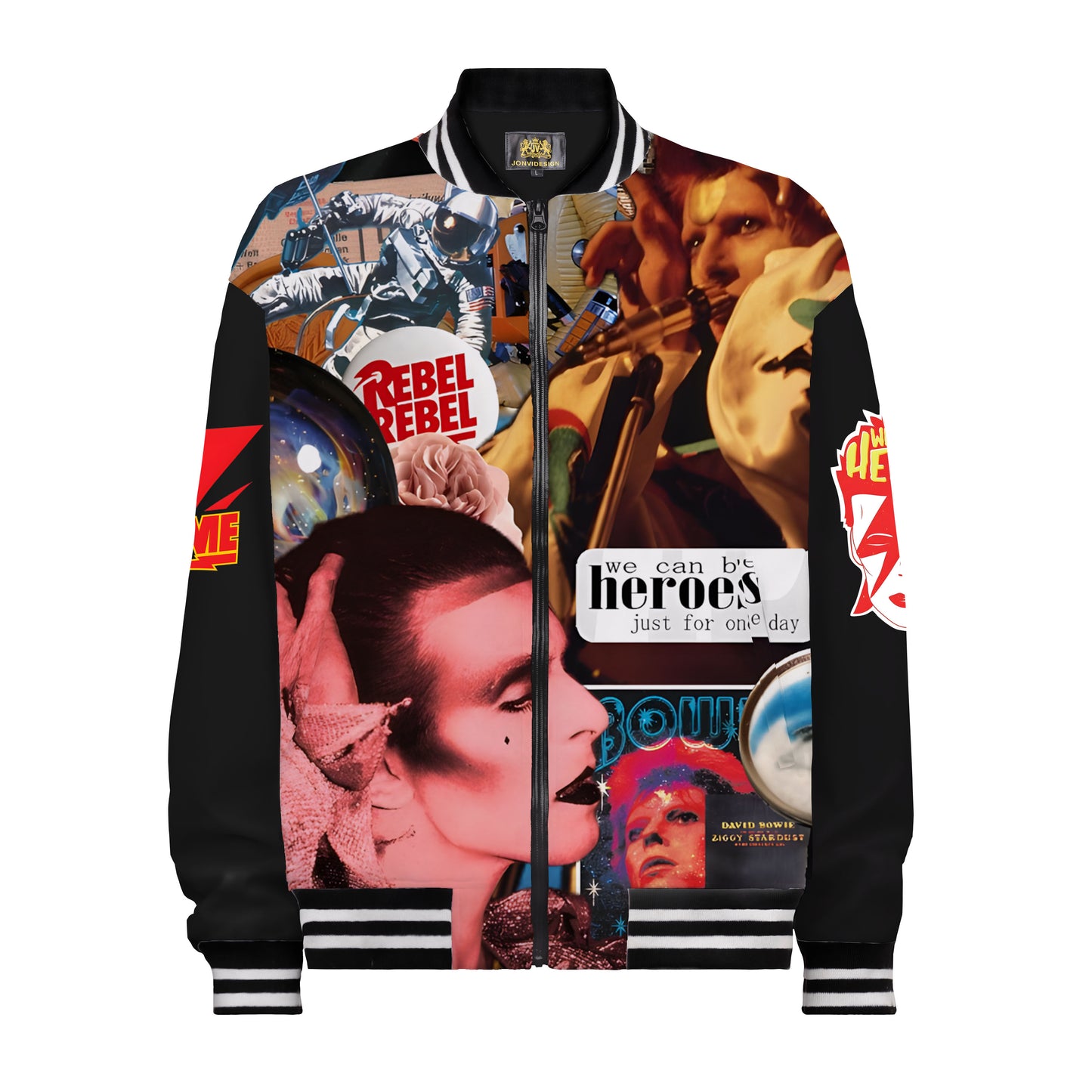 Rock Singer Rock Music Themed Bomber Jacket