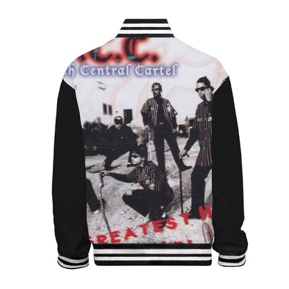 Men's Hip-Hop Band Print Bomber Jacket