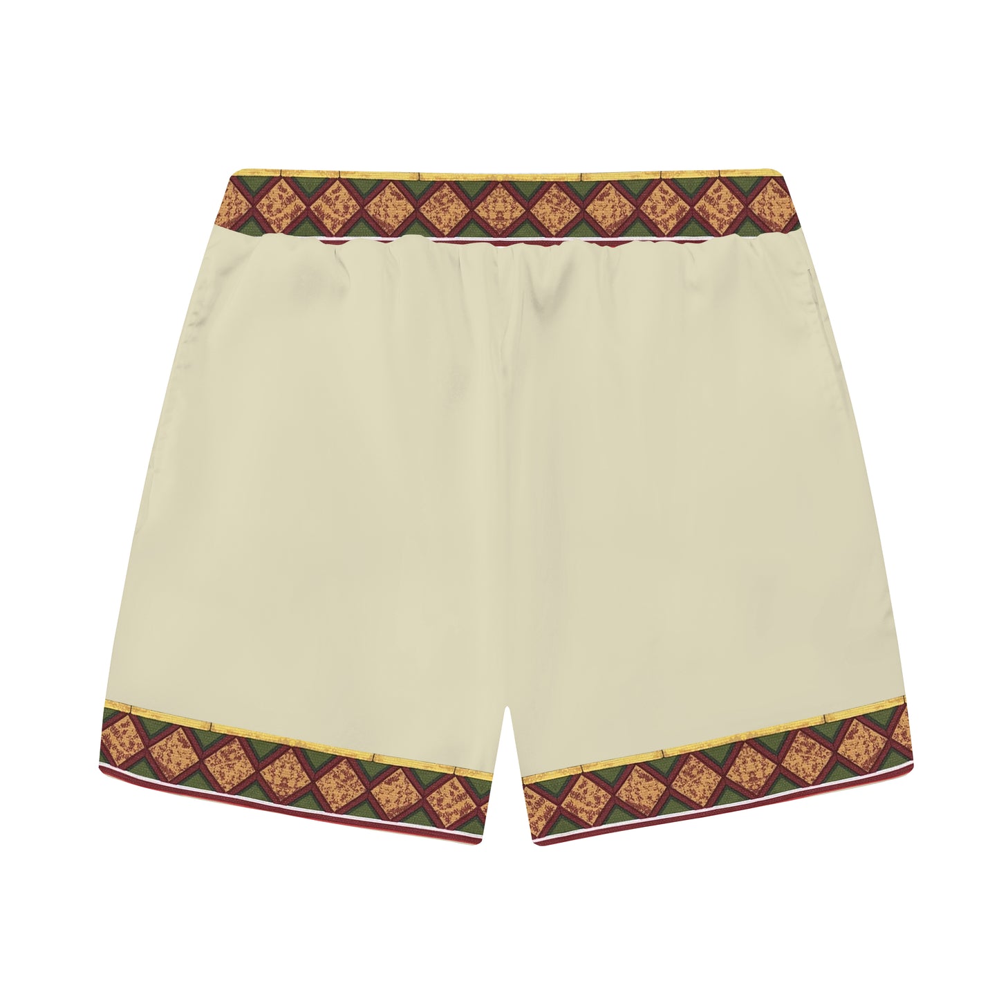 Resort Style Prints Elastic Waistband Summer Casual Shorts