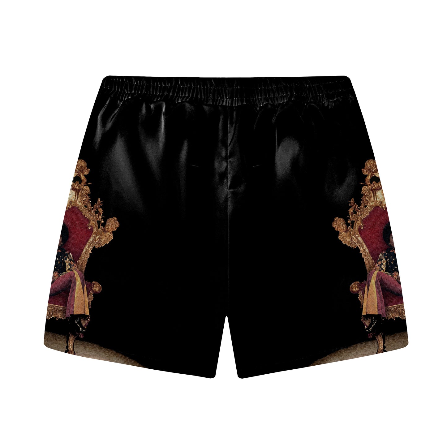 Music Superstar Print Elastic Waistband Summer Casual Shorts