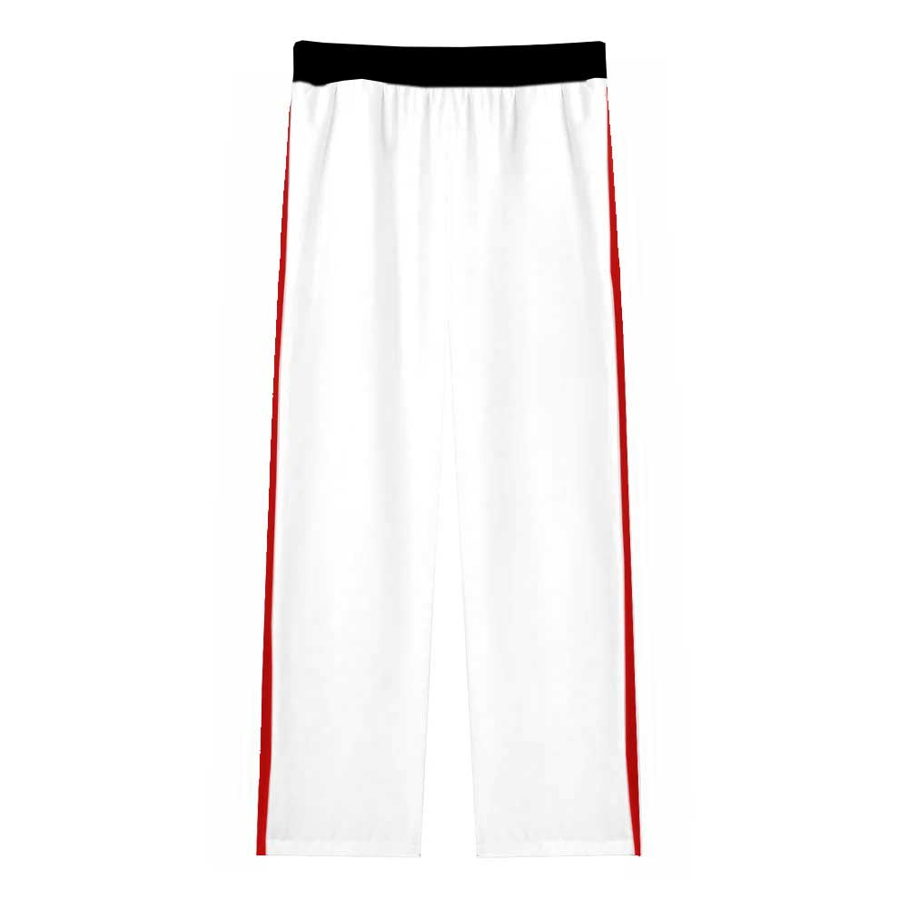 Halloween Haunted Castle Casual Trousers With Elastic Waistband