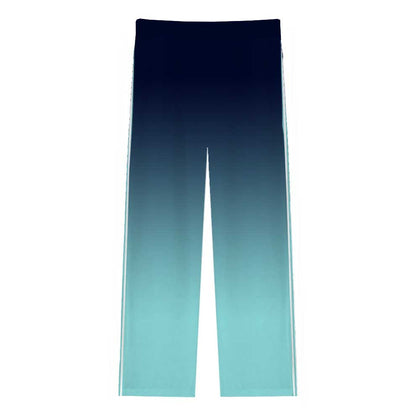 Halloween Haunted House Casual Trousers With Elastic Waistband